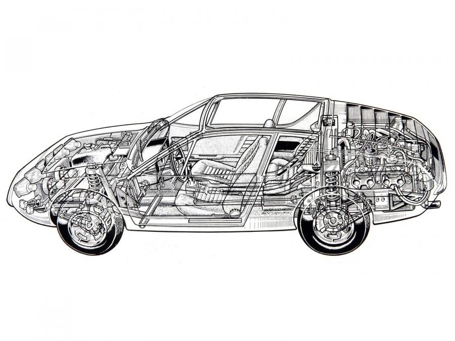 Схема Renault Alpine A310 1971 года  (фото 2 из 26)